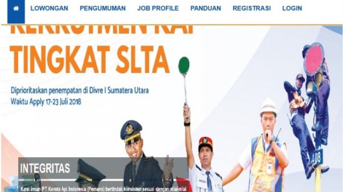 Lowongan Kerja Dibuka PT KAI, Info Lengkap, Persyaratan dan Linknya di Sini, Bisa Lulusan SMA
