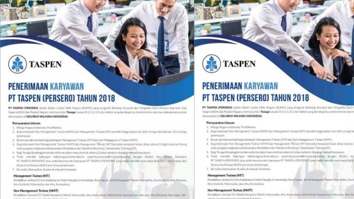 Lowongan Kerja di BUMN! Setelah PT Taspen, Kini Freeport dan PT Perkebunan Nusantara, Ini Syaratnya