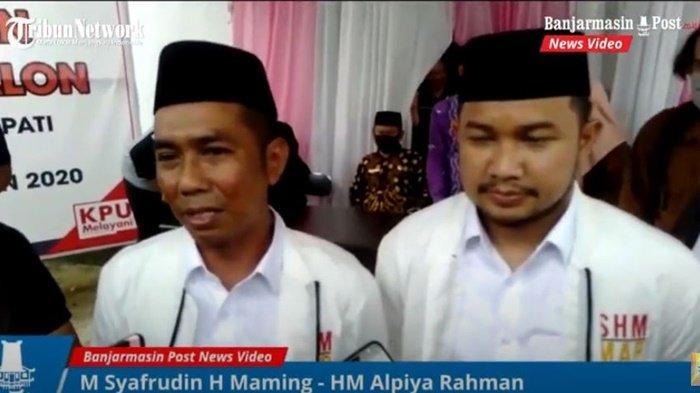 VIDEO Pilkada Tanbu 2020 - Didukung 3 Partai, Syafrudin dan Alpiya Daftar ke KPU