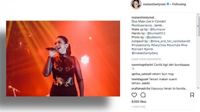Jleb! Ini Sindiran Maia buat Mulan Jameela saat di Panggung, Videonya di Sini