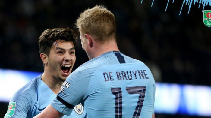 Hasil Manchester City vs Fulham Carabao Cup 2018, Man City Tampil Dominan dan Cetak 2 Gol