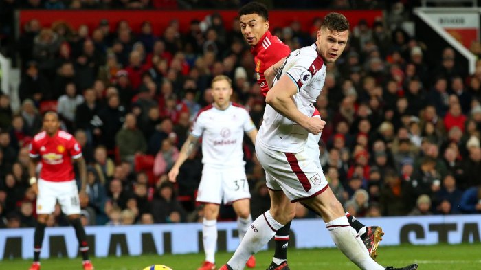 Hasil Boxing Day Liga Inggris Manchester United Vs Burnley, Lingard Selamatkan Muka Setan Merah.