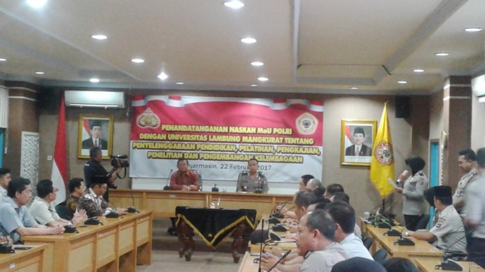 Mantap, Polri MoU Dengan ULM, Ini Kerjasamanya