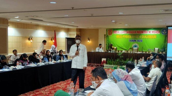 Disdik Banjarbaru Sosialisasikan Gerakan Indonesia Membaca (GIM) di Kota Idaman