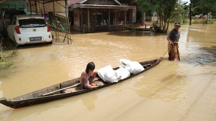 Lima Kecamatan di Kabupaten Banjar Kebanjiran, Desa Jati Baru Astambul Paling Parah