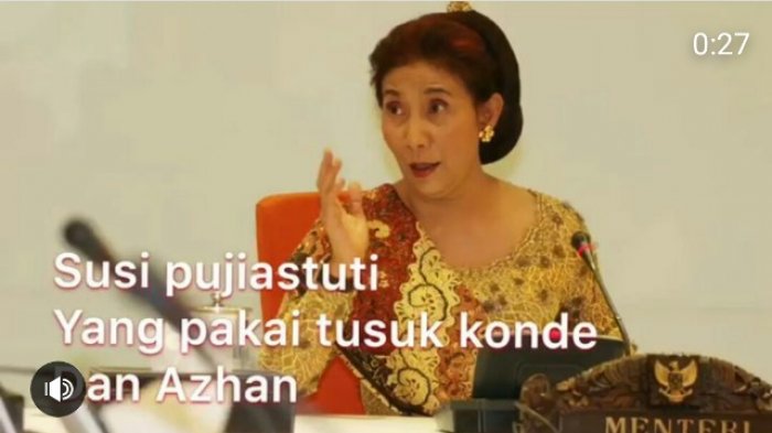 Polemik Puisi Sukmawati Mencuat, Netizen Bandingkan Menteri Susi Pudjiastuti juga Pakai Konde
