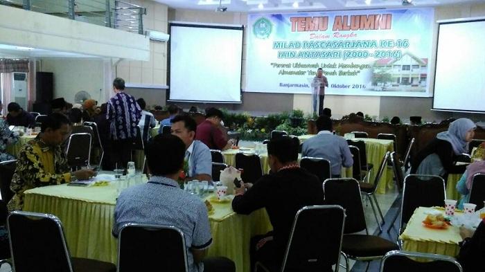 Sarmuji Janji Kembali Bangun Alumni Pascasarjana IAIN