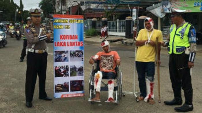 Korban Kecelakaan 'Palsu' Jadi Perhatian Pengendara di Tabalong