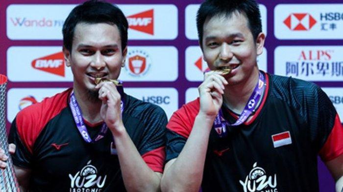 Live TVRI! Jadwal BWF World Tour Finals 2021, Ada Ahsan/Hendra, Anthony Ginting, Greysia/Apriyani