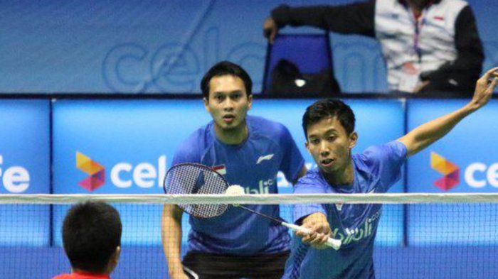 Ahsan Singkirkan Mantan Pasangannya di Malaysia Open