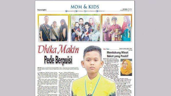 Selalu Ingin Belajar Hal Baru, Dhika Sering Mengikuti Berbagai Lomba dan Tampil di Panggung