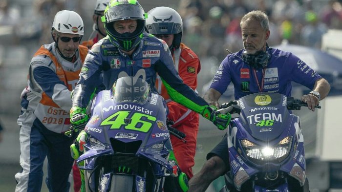 Jadwal Siaran Langsung (Live) Trans 7 MotoGP Inggris 2018 : Keluhan Rossi Dikomentari Pedrosa