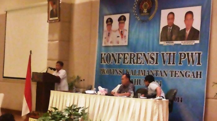 Margiono Terkesan dengan Pelantikan Pengurus PWI Kalteng Baru