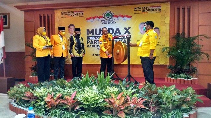Terpilih Secara Aklamasi, H Mawardi Kembali Pimpin Golkar Tabalong