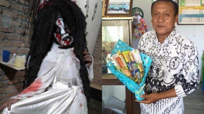 Pak Guru Musri Rela Jadi 'Hantu' Saat Malam Hari, 20 Tahun Jadi Guru Honorer Digaji Rp 700 Ribu
