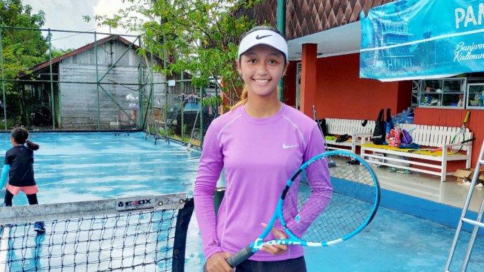 PON Papua Jadi PON Pertama bagi Nailah, Petenis Putri Kalsel ini Rela Latihan di Bawah Terik Mentari