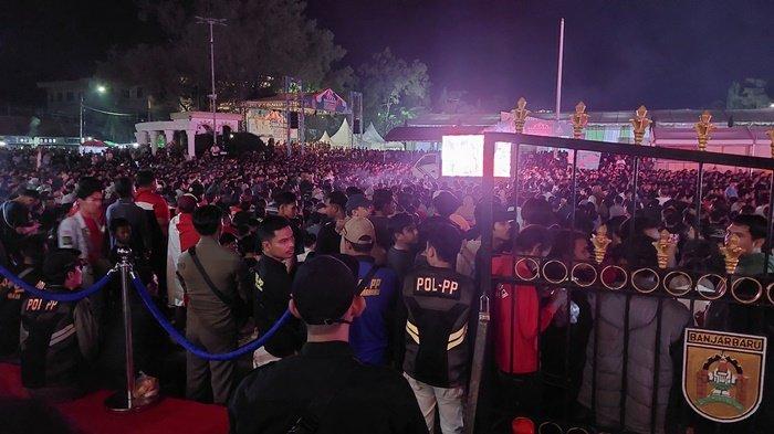 Indonesia Takluk atas Uzbekistan, Suporter Banjarbaru Beri Dukungan Hingga Pertandingan Berakhir