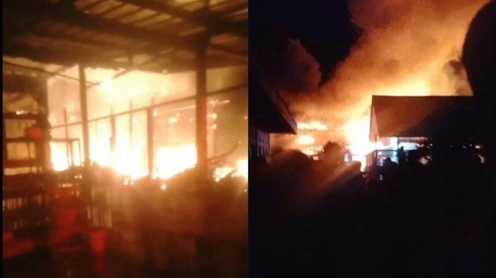 Geger Kebakaran Jelang Sahur di Manggar Baru Balikpapan, Beberapa Rumah Luluh Lantak