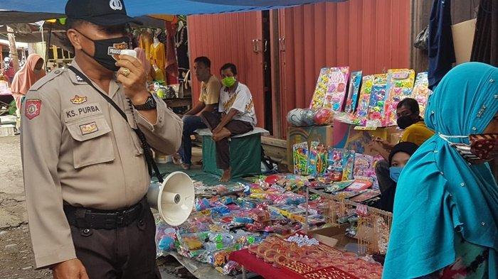 Operasi Patuh Intan 2020 di HSU, Polisi Sosialisasi hingga ke Pasar