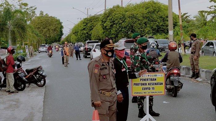 Operasi Yustisi di Ruas Palangkaraya-Gunungmas, Satgas Jaring 20 Orang Tak Pakai Masker