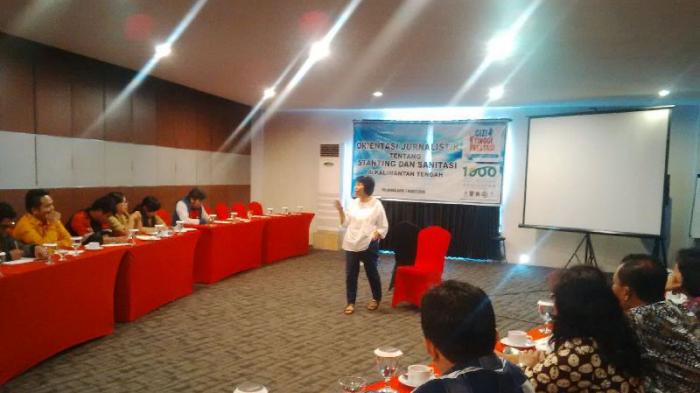 Nah, Wartawan Kalimantan Tengah Diberi Ilmu Sanitasi dan Gizi untuk Tulisannya