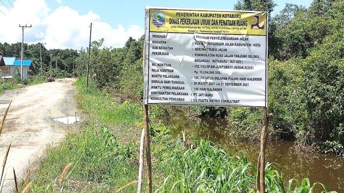 Kontraktor Jalan Tajung Seloka Sebut Mesin Aspal Dalam Perjalanan dari Berau ke Kotabaru