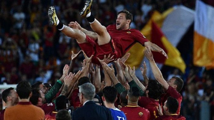 Berakhirnya Serie A Liga Italia Musim 2016-2017 dengan Kepergian Totti