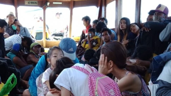 Pengungsi Gempa Lombok di Kapal Pesiar, Minta Dievakuasi ke Lombok Barat karena Aman dari Gempa