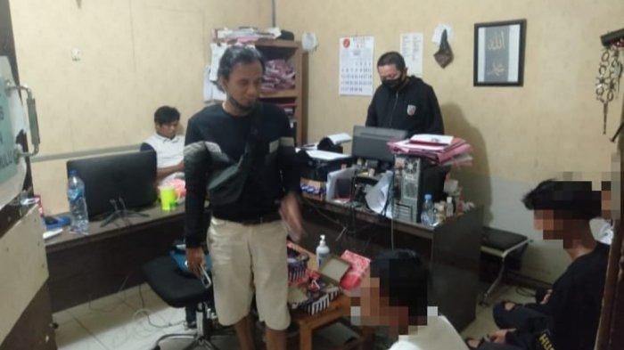 Buntut Tawuran di Siring Menara Pandang, Guru 14 Remaja Dihadirkan di Polsek Banjarmasin Tengah