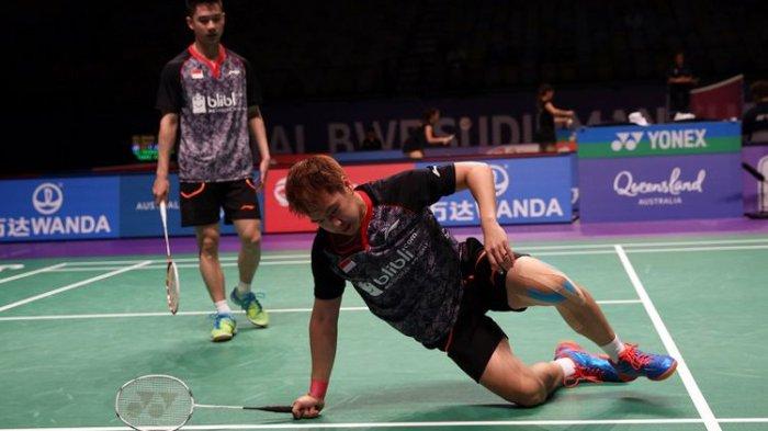 Hasil Singapore Open 2019, Marcus/Kevin Gagal Susul Ginting di Final Singapura Open 2019