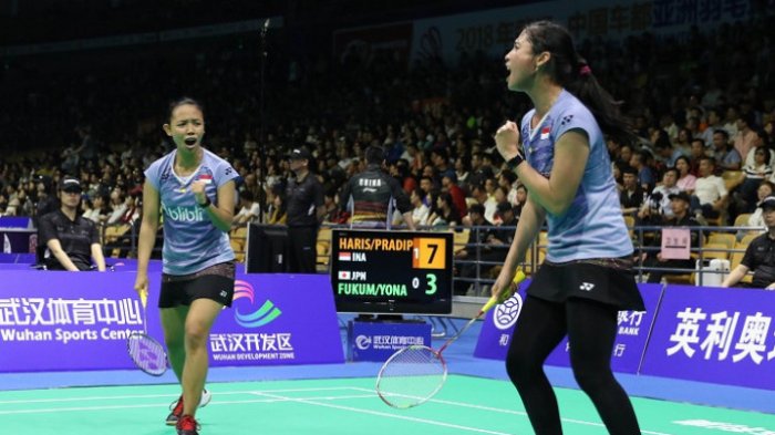 Hasil Perempat Final Uber Cup 2018  - Della/Rizki Kalah, Skor Indonesia vs Thailand Jadi 2-2