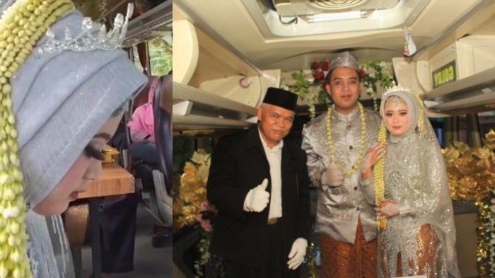 Video Viral Menikah di Dalam Bus, Titin dan Angga Ubah Tempat Akibat PPKM Darurat.