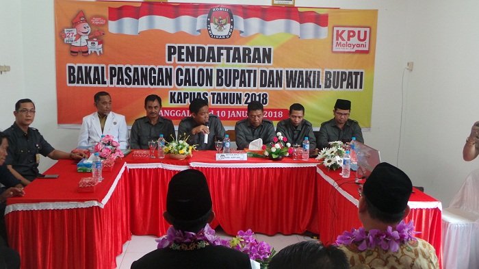 Hari Kedua Belum Ada Pasangan Calon Bupati dan Wakil Bupati yang Mendaftar ke KPU Kapuas