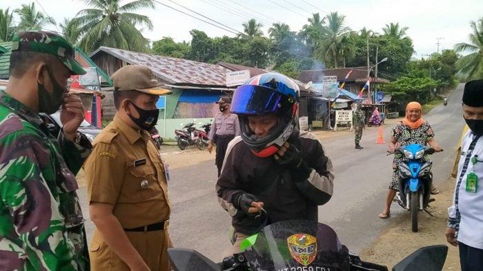 Perbup Tabalong Nomor 26 Mulai Diberlakukan, Petugas Temukan Warga Tak Pakai Masker, Ini Sanksinya