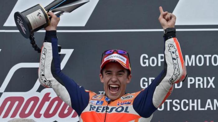 Rossi Terlambat Ganti Ban, Marquez Pun Juara Misano