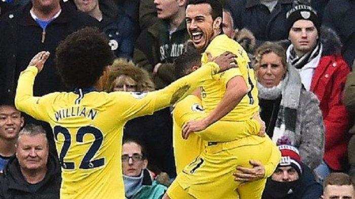 Hasil Akhir Brighton Vs Chelsea Liga Inggris, Pedro dan Hazard Tampil Gemilang untuk The Blues