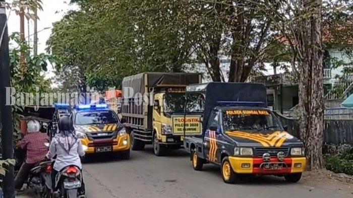 KPU HSS Distribusikan Logistik Pilgub Kalsel, Ini Lokasi Sulit Dijangkau