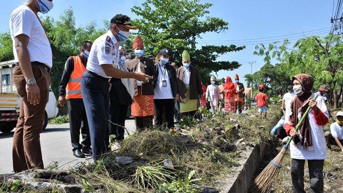 Peringati Harhubnas 2020, Pemerintah BUMN dan Swasta Gelar Program Padat Karya, Bagi-bagi Sembako