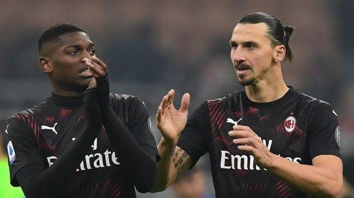 Line Up & Link Streaming Benevento vs AC Milan, Streaming TV Online RCTI, Rafael Leao Andalan