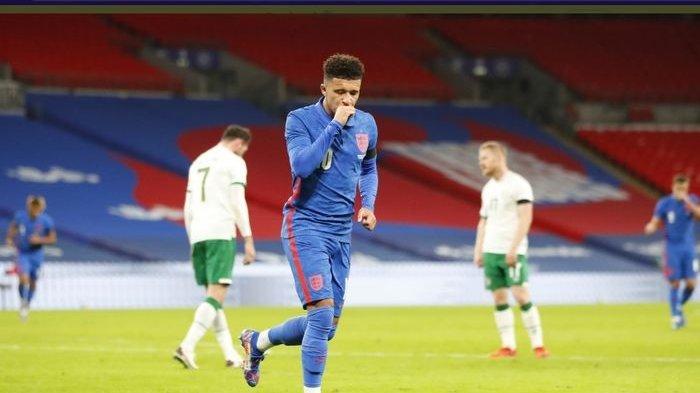 HASIL Inggris Vs Irlandia Laga Uji Coba- The Three Lions Menang setelah 35 Tahun, Gol Kejutan Sancho