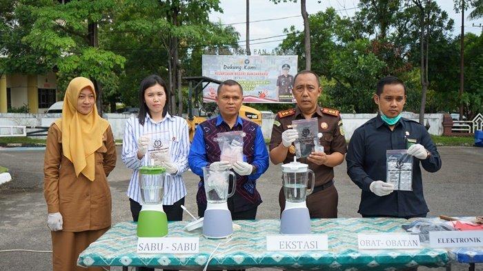 Tangani Ratusan Perkara Desember 2023-Mei 2024, Kejari Banjarbaru Musnahkan Ribuan Gram Sabu