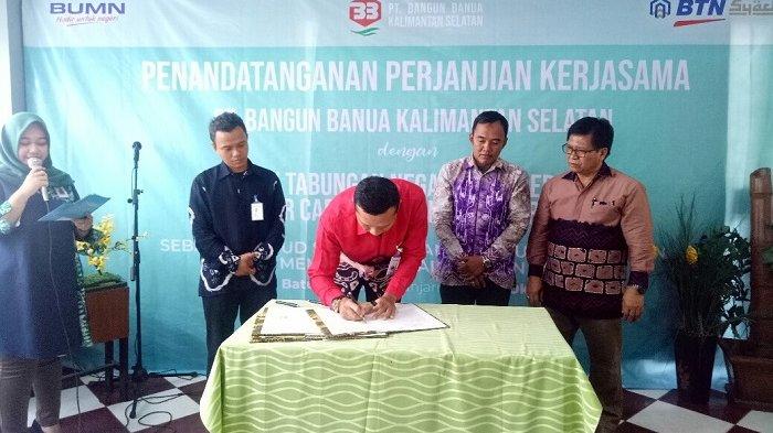 Jalin Kerjasama Membangun Banua, Perusahaan BUMD ini Targetkan Bangun 200 Unit Rumah di Banjarbaru