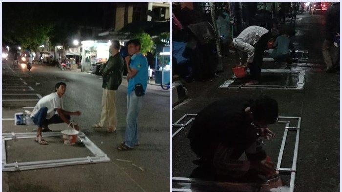Jelang PSBB di Banjarbaru, Lapak Ratusan Pedagang Diberi Jarak
