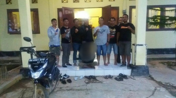 Pencuri Sepeda Motor Diringkus Polres Tapin, Larikan Motor saat Sang Pemilik Masuk Kebun Sawit