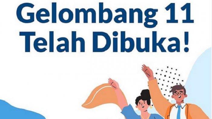 Pendaftaran Kartu Prakerja Gelombang 11 di www.prakerja.go.id Ditutup Besok, Gelombang 12 di 2021