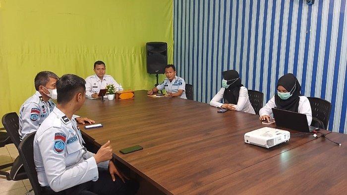 Kanwil Kemenkumham Kalsel Lakukan Pendampingan Pelaporan SPIP dan MR di Rutan Pelaihari
