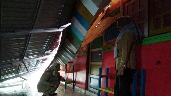 Atap Teras PAUD Darunnajah Ambruk, Ini yang Akan Dilakukan Disdik Banjar
