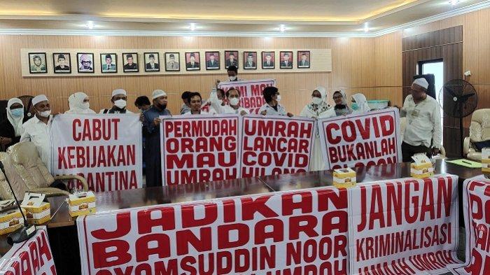 BREAKING NEWS : Jemaah Umroh Diperlakukan Kurang Baik, Pengusaha Travel Ngadu ke Kemenag Kalsel