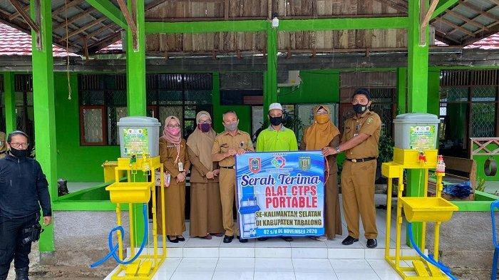Perajin Tabalong Produksi Fasilitas Cuci Tangan, Hasil Kerajinan Disebar ke Tempat Umum