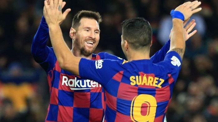 Klasemen La Liga Spanyol : Atletico Madrid vs Barcelona, 5 Fakta Lionel Messi & Luis Suarez